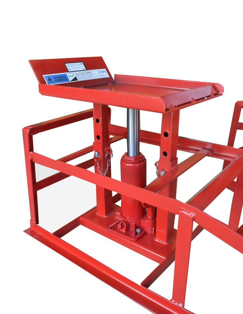 Rampy s hydraulickým zvedákem 2ks Sada dílenských nájezdů BITUXX MS16786
